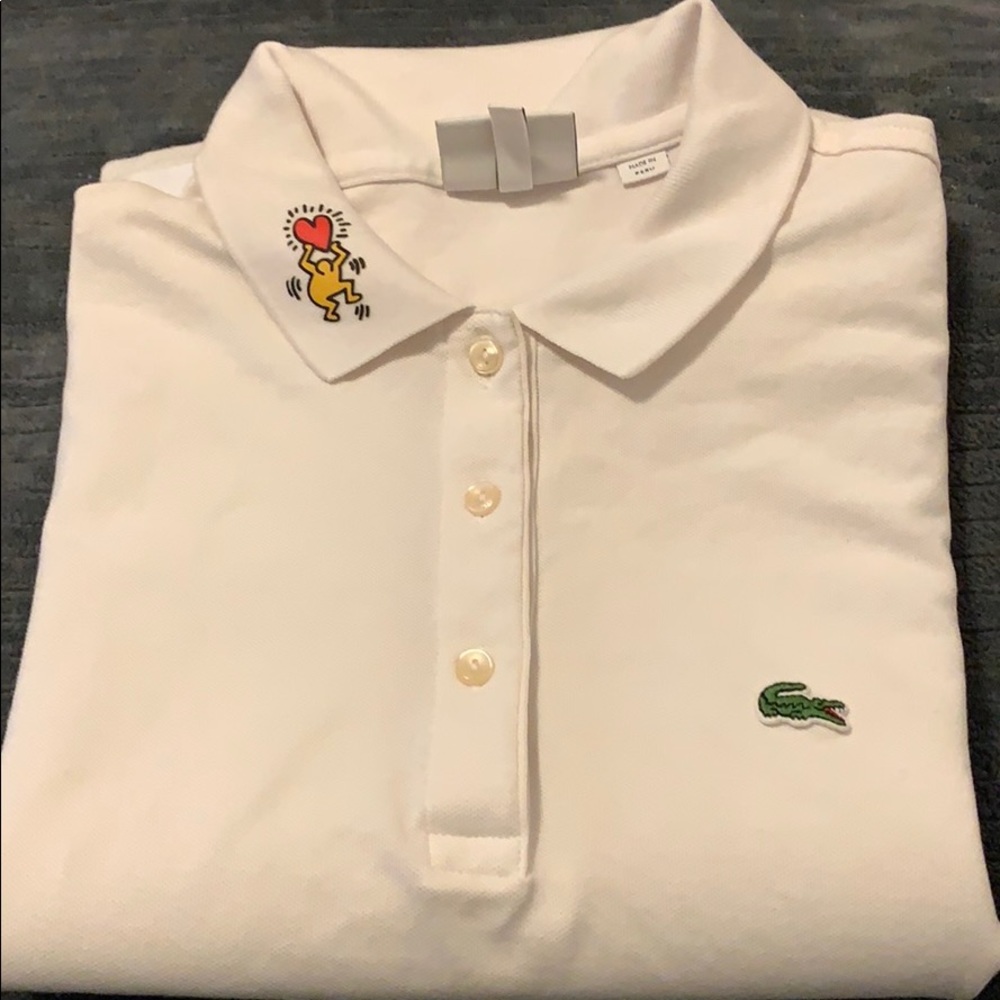 Lacoste women Keith haring collaboration
